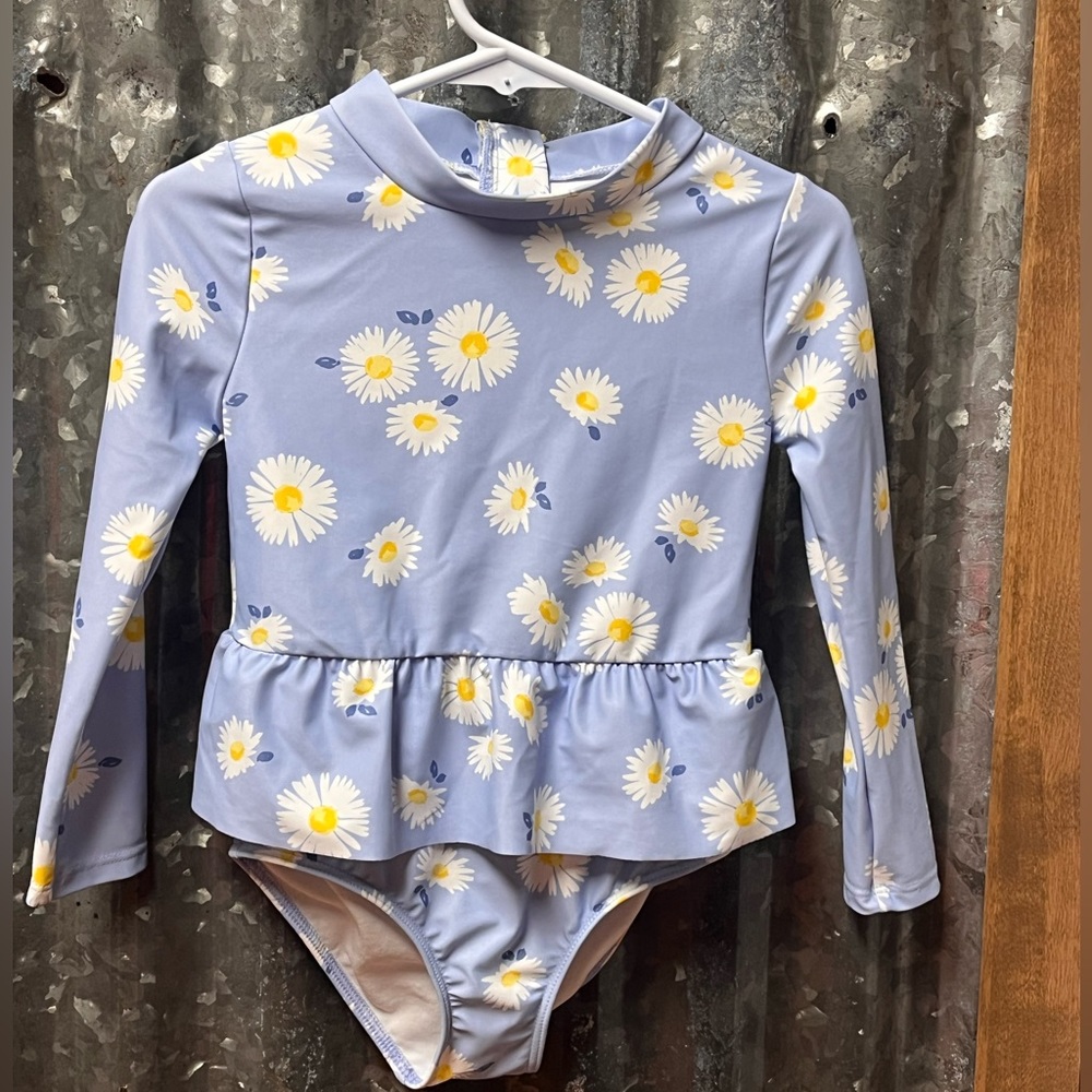 Carters brand Girls Swimsuit- size 3T with zip back - like new